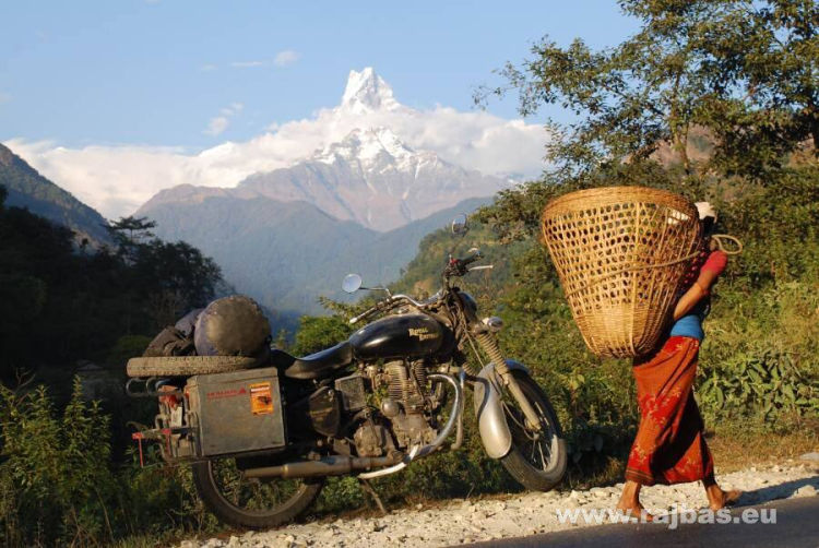 Nepál na motorce
